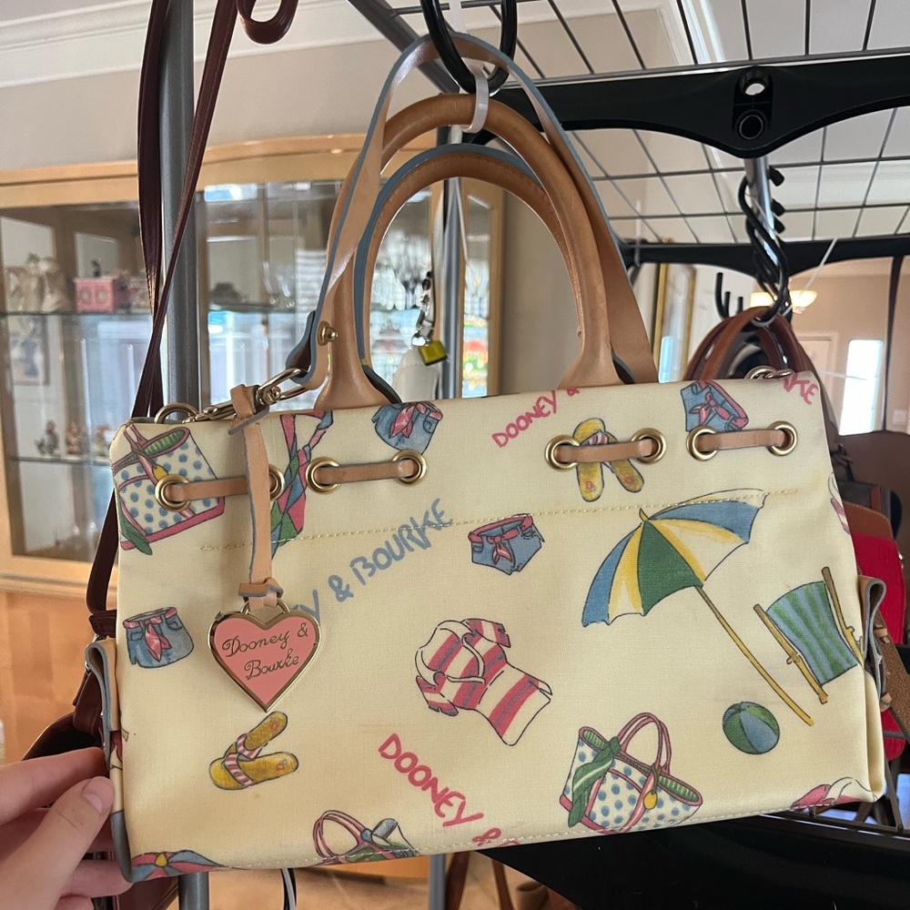 Beach themed Dooney and Burke